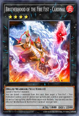 Brotherhood of the Fire Fist - Cardinal Yu-Gi-Oh card