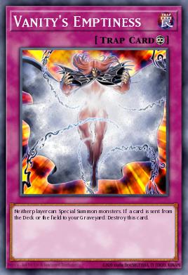 Vanity's Emptiness Yu-Gi-Oh card