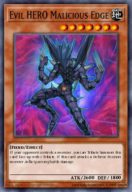 Evil HERO Malicious Edge Yu-Gi-Oh card