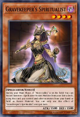 Gravekeeper's Spiritualist Yu-Gi-Oh card