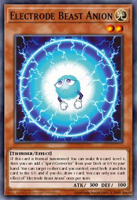 Electrode Beast Anion Yu-Gi-Oh card