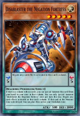 Disablaster the Negation Fortress Yu-Gi-Oh card