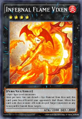 Infernal Flame Vixen Yu-Gi-Oh card