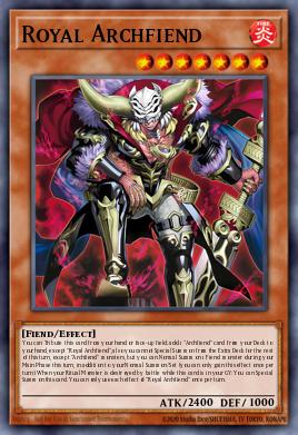 Royal Archfiend Yu-Gi-Oh card