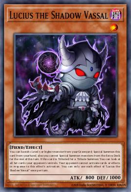 Lucius the Shadow Vassal Yu-Gi-Oh card