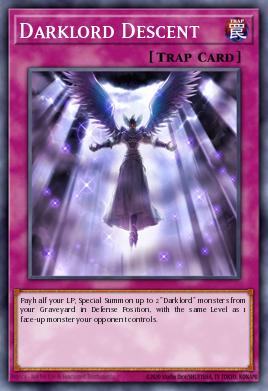 Darklord Descent Yu-Gi-Oh card