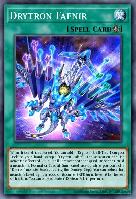 Drytron Fafnir Yu-Gi-Oh card