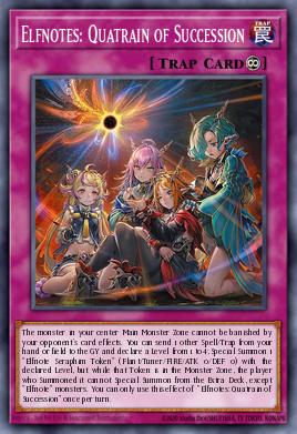 Elfnotes: Quatrain of Succession Yu-Gi-Oh card