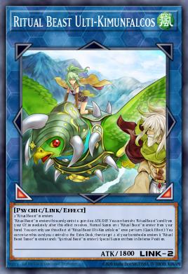 Ritual Beast Ulti-Kimunfalcos Yu-Gi-Oh card