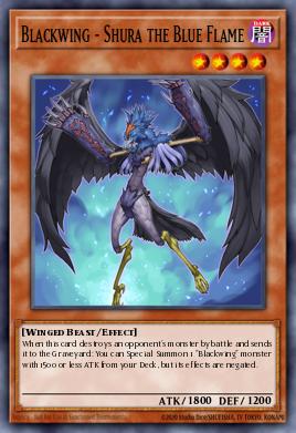 Blackwing - Shura the Blue Flame Yu-Gi-Oh card