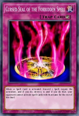 Cursed Seal of the Forbidden Spell Yu-Gi-Oh card