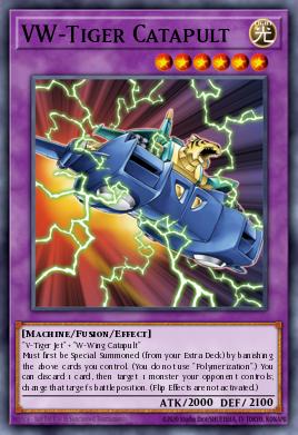 VW-Tiger Catapult Yu-Gi-Oh card