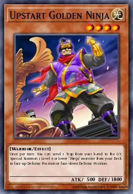 Upstart Golden Ninja Yu-Gi-Oh card