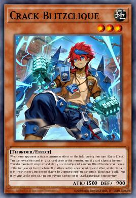 Crack Blitzclique Yu-Gi-Oh card