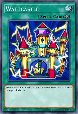 Wattcastle Yu-Gi-Oh card