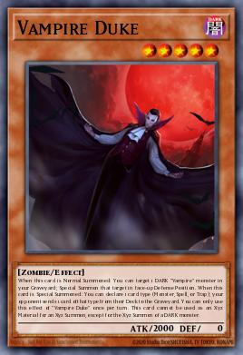 Vampire Duke Yu-Gi-Oh card