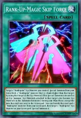 Rank-Up-Magic Skip Force Yu-Gi-Oh card