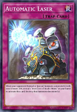 Automatic Laser Yu-Gi-Oh card