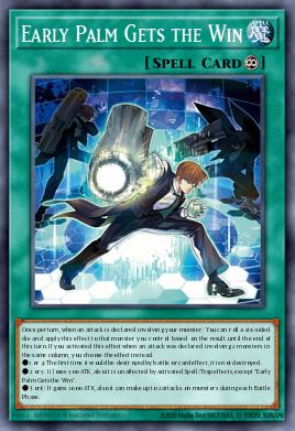 Early Palm Gets the Win Yu-Gi-Oh card
