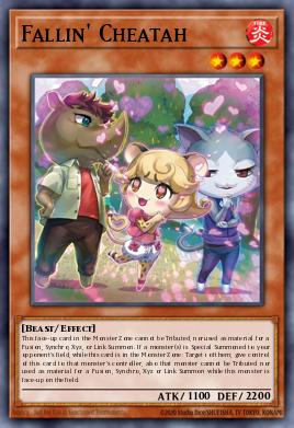 Fallin' Cheatah Yu-Gi-Oh card