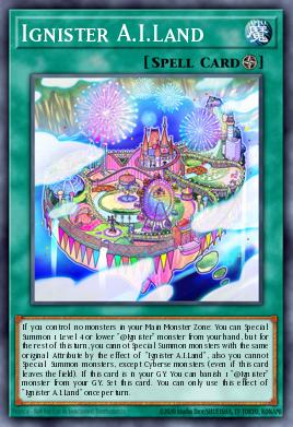 Ignister A.I.Land Yu-Gi-Oh card