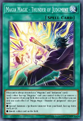 Magia Magic - Thunder of Judgment Yu-Gi-Oh card