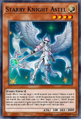 Starry Knight Astel Yu-Gi-Oh card