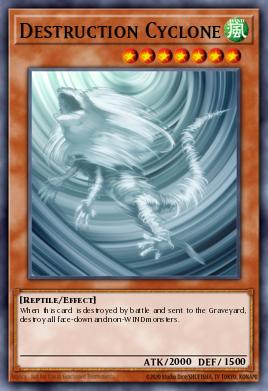Destruction Cyclone Yu-Gi-Oh card