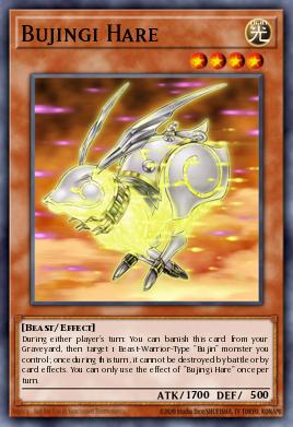 Bujingi Hare Yu-Gi-Oh card