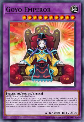 Goyo Emperor Yu-Gi-Oh card