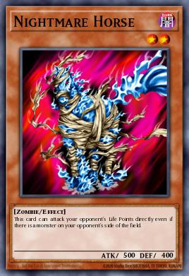 Nightmare Horse Yu-Gi-Oh card
