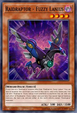 Raidraptor - Fuzzy Lanius Yu-Gi-Oh card