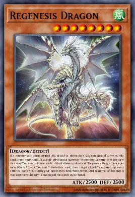 Regenesis Dragon Yu-Gi-Oh card