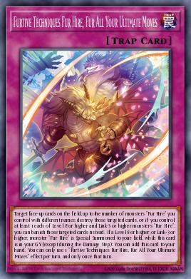 Furtive Techniques Fur Hire, Fur All Your Ultimate Moves Yu-Gi-Oh card