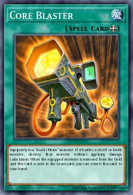 Core Blaster Yu-Gi-Oh card