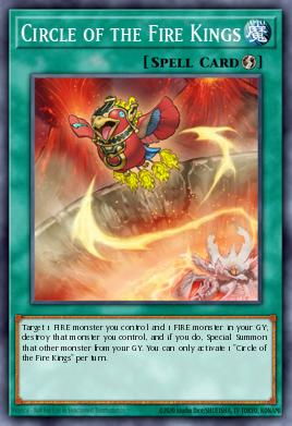 Circle of the Fire Kings Yu-Gi-Oh card