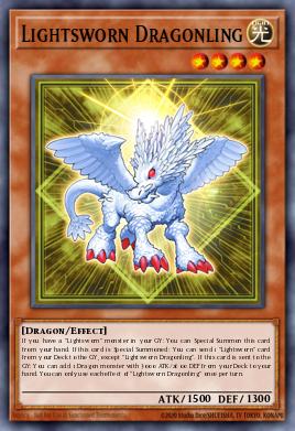 Lightsworn Dragonling Yu-Gi-Oh card