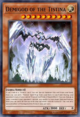Demigod of the Tistina Yu-Gi-Oh card