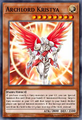 Archlord Kristya Yu-Gi-Oh card