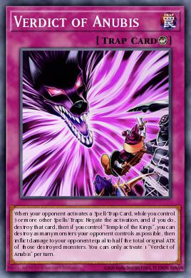 Verdict of Anubis Yu-Gi-Oh card