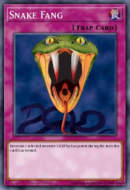 Snake Fang Yu-Gi-Oh card