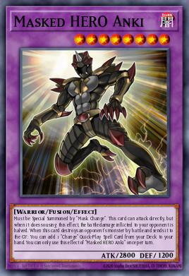 Masked HERO Anki Yu-Gi-Oh card