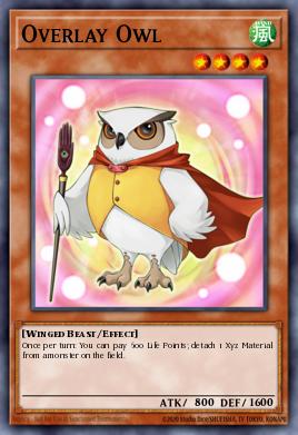 Overlay Owl Yu-Gi-Oh card
