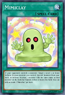 Mimiclay Yu-Gi-Oh card