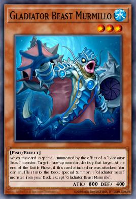 Gladiator Beast Murmillo Yu-Gi-Oh card