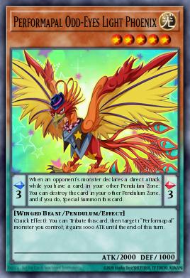 Performapal Odd-Eyes Light Phoenix Yu-Gi-Oh card