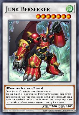 Junk Berserker Yu-Gi-Oh card