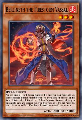 Berlineth the Firestorm Vassal Yu-Gi-Oh card