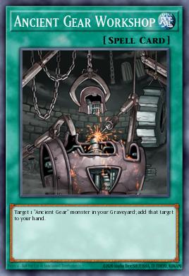 Ancient Gear Workshop Yu-Gi-Oh card