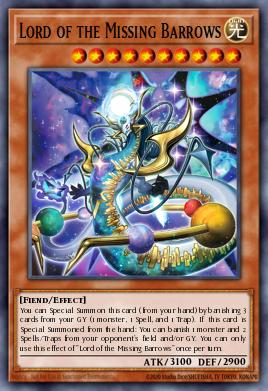 Lord of the Missing Barrows Yu-Gi-Oh card